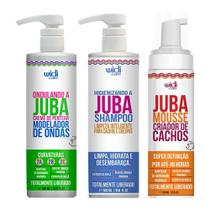 Kit Ondulando A Juba+ Shampoo Higienizando+ Mousse Widi Care