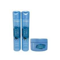 Kit Onixx Brasil Cresce Cabelo C/ 3 Prod Masculino E Feminin