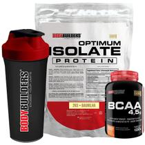 Kit Optimum Isolate Whey Protein 2Kg+ Bcaa 100G
