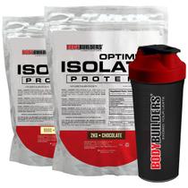 Kit Optimum Isolate Whey Protein 2Kg+ Optimum