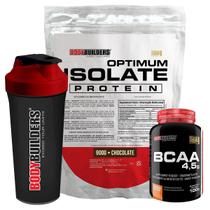 Kit Optimum Isolate Whey Protein 900G + Bcaa 100G
