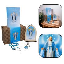 Kit Oração Nossa Senhora das Graças - Terço Capela e Chaveiro Kit Oração Nossa Senhora das Graças - Terço Capela e Chaveiro