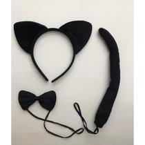 KIT Orelhinhas De Gatinho Preto Cosplay / Anime KIT Orelhinhas De Gatinho Preto Cosplay / Anime