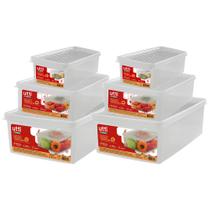 Kit Organizador 2un P+ 2un M+ 2un G Salada Geladeira Hortaliça