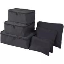 Kit Organizador 6 peças - Mala Viagem Bolsa Necessaire Gaveta