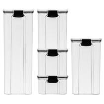 Kit Organizador Acrílico Slim (5 Peças)