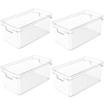 Kit Organizador Clear 30X15x13cm 4 Peças - Ou