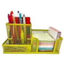 Kit Organizador Com 3 Partes Para Escritório Verde-Claro