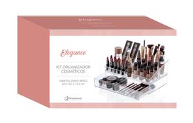 Kit organizador Cosméticos para maquiagem com 2 Gavetas