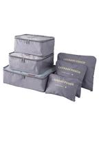 Kit Organizador De Bagagem Viagem 6 Peças Polo King