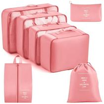 Kit organizador de bagagem viagem 7 peças