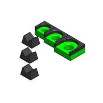 Kit Organizador de Catracas 3D Tool Trays MagAttach com 3 Peças Kit Organizador de Catracas 3D Tool Trays MagAttach com 3 Peças