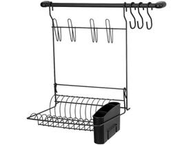 Kit Organizador de Cozinha Arthi - Black Edition Cook Home 8 Peças