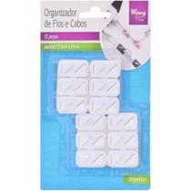 Kit Organizador de Fios e Cabos 12 Peças
