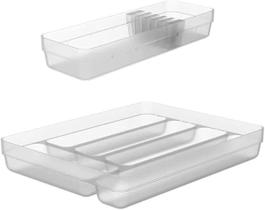 Kit Organizador de Gaveta Porta Talher e Faca Cozinha Natural 2 peças Kit Organizador de Gaveta Porta Talher e Faca Cozinha Natural 2 peças