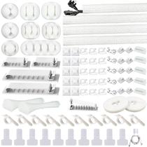 Kit organizador de gerenciamento de cabos DRIVUU White 293 PCS