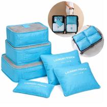 Kit Organizador de Mala 6 Peças Praticidade e Organização para Viagens