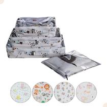 Kit Organizador De Mala Bebê Infantil Impermeável Com Zíper