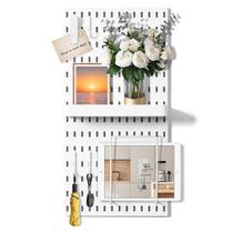 Kit organizador de parede VUSIGN Pegboard com 2 painéis e 10 acessórios