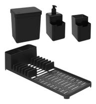 Kit Organizador De Pia 4 Peças Single Coza Kit Organizador De Pia 4 Peças Single Coza