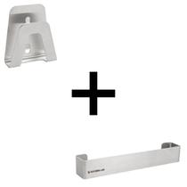 Kit Organizador de Pia Inox Kitchen Lar Porta Esponja Porta Pano de Prato