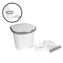 Kit Organizador De Pia Plastico 3 Pecas Branco Keita