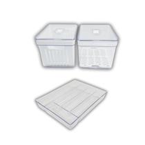 KIT Organizador de Talheres + 1 com cesto + 1 com bandeja KIT Organizador de Talheres + 1 com cesto + 1 com bandeja