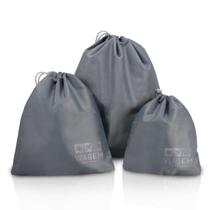 Kit Organizador de Viagem Jacki Design Cinza - 3 Peças