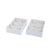 Kit organizador dobrável divisórias linho offwhite c/2-Oikos Kit organizador dobrável divisórias linho offwhite c/2-Oikos
