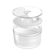 Kit Organizador e Secador de Saladas 5,5L Linha Clear Fresh - OU Kit Organizador e Secador de Saladas 5,5L Linha Clear Fresh - OU