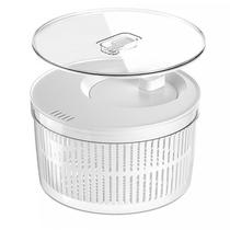 Kit Organizador e Secador de Saladas Clear Fresh Redondo 5,5L Natural COF1000NT - Ou