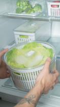 Kit Organizador e Secador de Saladas Ou 5,5L Linha Clear Fresh