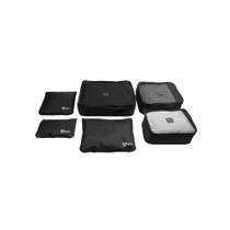 Kit Organizador Mala Viagem Preto Quati Travel Kit Organizador Mala Viagem Preto Quati Travel