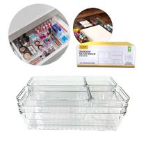 Kit Organizador Multiuso Modular 7 Peças em Acrílico