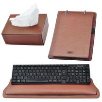 Kit Organizador p/ Escritório ÍMOLA em Couro Galvani Kit Organizador p/ Escritório ÍMOLA em Couro Galvani