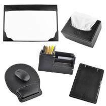 Kit Organizador para Escritório ATRIA em Couro Galvani Kit Organizador para Escritório ATRIA em Couro Galvani