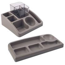 Kit organizador para escritório de mesa / gaveta + porta lápis / trecos Plasutil Kit organizador para escritório de mesa / gaveta + porta lápis / trecos Plasutil