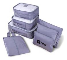 Kit Organizador Para Mala 7 Peças Tamanhos Variados - Ntk Kit Organizador Para Mala 7 Peças Tamanhos Variados - Ntk