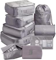 Kit Organizador para Mala de Viagem com 9 peças - Gladiador 201