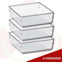 Kit Organizador Pequeno Porta Joias Gavetas Acessórios 3 Uni Kit Organizador Pequeno Porta Joias Gavetas Acessórios 3 Uni