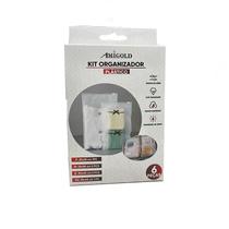 Kit Organizador Plástico Zip Lock com 6 Peças - Amigold Kit Organizador Plástico Zip Lock com 6 Peças - Amigold