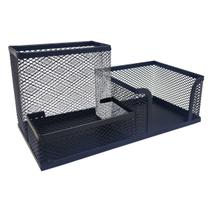 Kit Organizador Preto com 3 Partes para Escritório, Porta Lápis, Porta Caneta, Porta Treco, Organizador de Mesa Escritório Preto Básico Top Barato Kit Organizador Preto com 3 Partes para Escritório, Porta Lápis, Porta Caneta, Porta Treco, Organizador de Mesa Escritório Preto Básico Top Barato