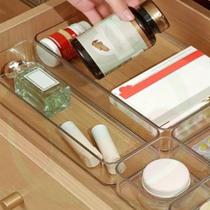 Kit Organizador Separador Transparente Empilhável 2 Unidades