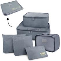 Kit Organizadores de Malas para Viagem Jacki Design 6 Peças