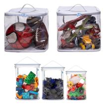 Kit Organizadores para Brinquedos Infantis com Zíper