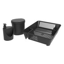 Kit Organize Sua Pia Basic CLX- Preta 99400/1008 Coza