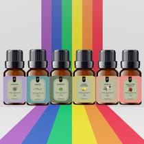 Kit Orgulho Amor Respeito 6 Essências 10Ml Nattuaromas