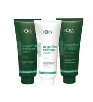 Kit orgulho crespo modelagem de cachos transição capilar 500g hoka