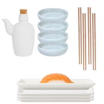 Kit Oriental 4 Pessoas Porcelana Branco 110ml Kit Oriental 4 Pessoas Porcelana Branco 110ml