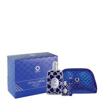Kit Orientica Royal Bleu - Eau de Parfum 80ml + Miniatura 7,5ml + Necessaire + Atomizer Kit Orientica Royal Bleu - Eau de Parfum 80ml + Miniatura 7,5ml + Necessaire + Atomizer